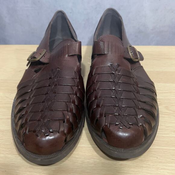 Giorgio Brutini Mens Genuine Leather Fisherman Sandals Brown Size 11D - Picture 2 of 8